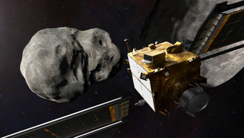 Первые снимки с корабля который несется со скоростью 24 000 км/час навстречу астероиду