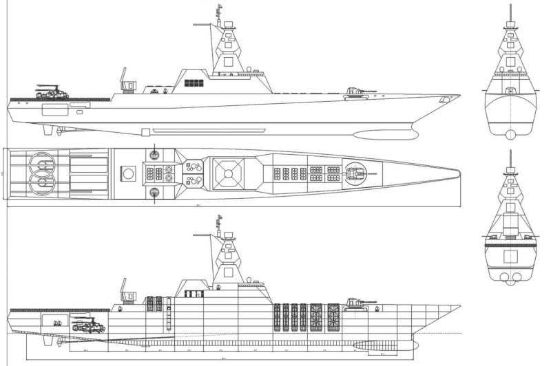 В России разрабатывают фрегат «Супер-Горшков» с возможностями и габаритами крейсера