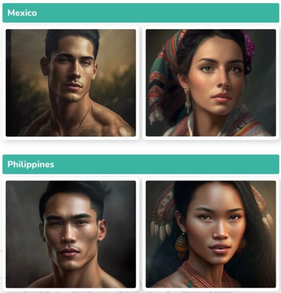 ИИ Midjourney создал портреты «идеальных» мужчины и женщины