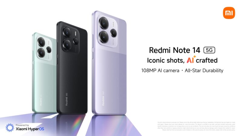 Горячая неделя: распродажа Redmi Note 14 с подарками для первых покупателей!